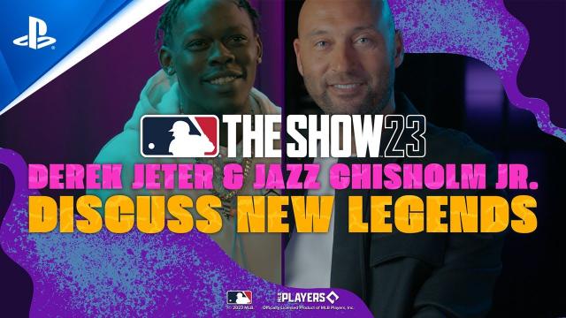 MLB The Show 23 - Derek Jeter and Jazz Chisholm Jr. Talk New Legends | PS5 & PS4 Games