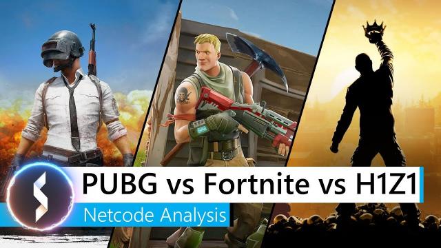 PUBG vs Fortnite vs H1Z1 Netcode Analysis