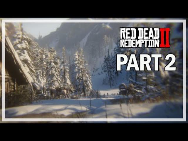 Red Dead Redemption 2 - Let's Play Part 2 Train - PC Gameplay