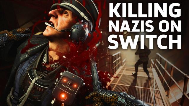 Wolfenstein 2 Nintendo Switch Gameplay: Killing Nazis On The Go