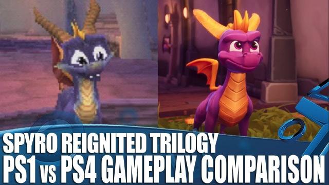 Spyro Reignited Trilogy - PS1/PS4 Gameplay Comparison