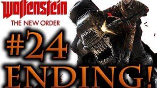 Wolfenstein The New Order ENDING Walkthrough Part 24 [1080p HD] - No Commentary