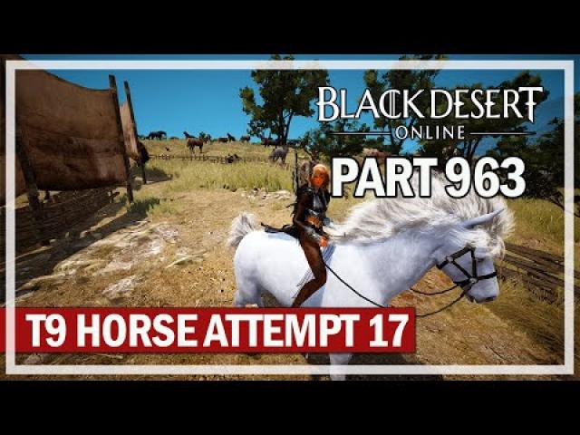 Black Desert Online - Let's Play Part 963 - T9 Horse Attempt #17