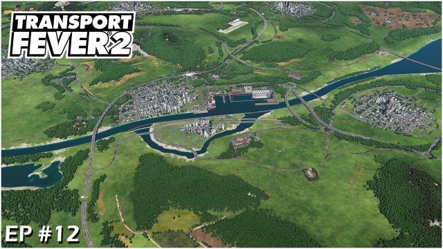 Transport Fever 2 Gameplay - Remodeling Stadtbrucke's Island and New train stations #S01EP012