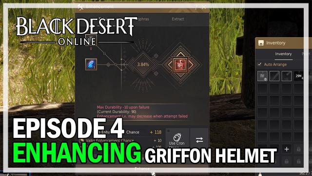 Enhancing Griffon Helmet - Episode 4 - Black Desert Online