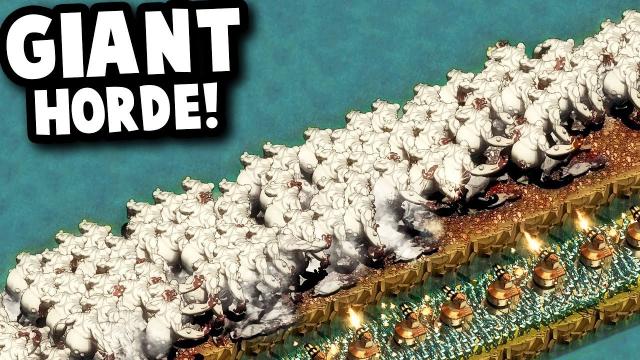 Giant Zombie Horde Infect my Biggest City Ever - They Are Billions Custom Map Gameplay