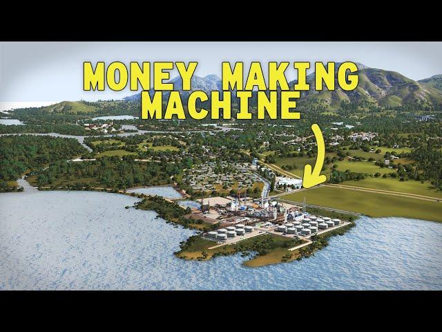 Making Money with Oil Industry | Cities Skylines: Mile Bay 08