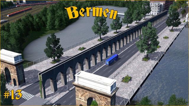 Cities Skylines: Bermen - The Lake Bridge and Marina #13