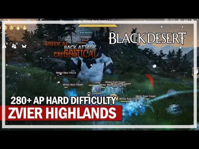 Zvier Highlands Hard Mode 280+ AP Dark Knight | Black Desert