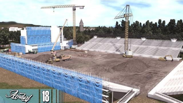 Cities Skylines: ARNDORF - Building the Football Stadium and renovating the Old Town #18