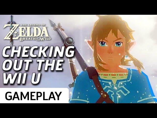Zelda: Breath Of The Wild Wii U Gameplay