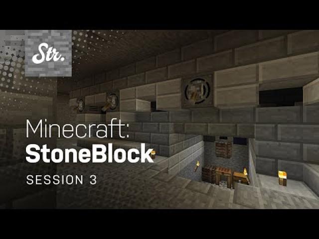 Minecraft: StoneBlock — Mob Farming (w/ Jack Pattillo) — Session 3