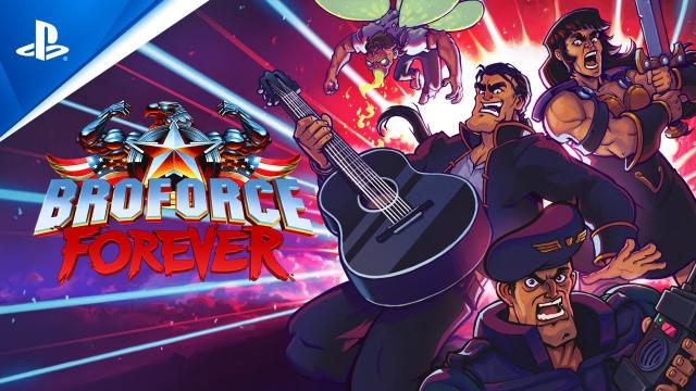 Broforce Forever - Launch Trailer | PS4 Games