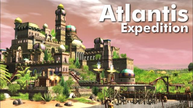 RollerCoaster Tycoon 3 Complete Edition  - Atlantis Expedition (Timelapse + POV)