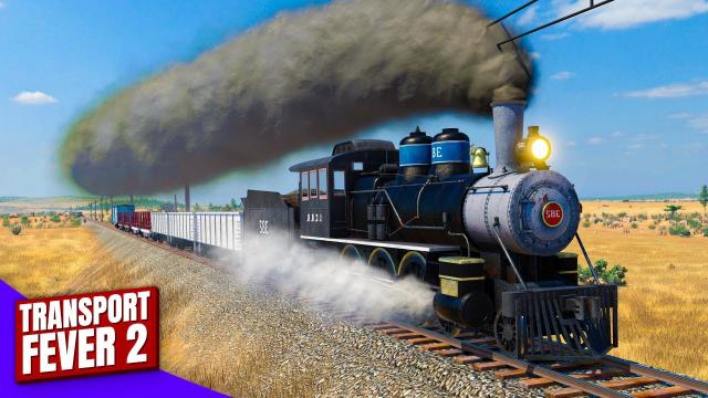 My FIRST TRAIN LINE! | Transport Fever 2 (#3)