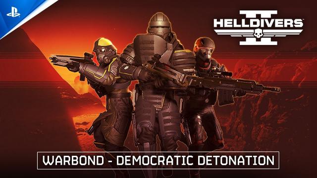 Helldivers 2 - Warbond: Democratic Detonation Trailer | PS5 & PC Games