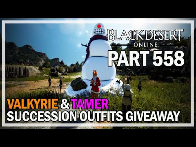 Black Desert Online - Valkyrie & Tamer Outfit Giveaway - Let's Play Part 558
