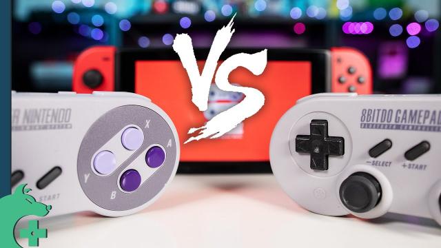 Official Nintendo Switch Online SNES Controller VS 8BITDO