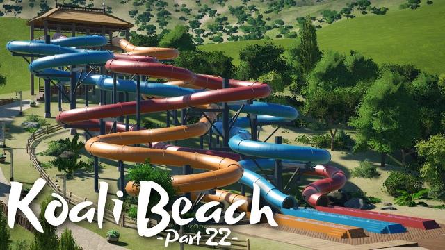 Planet Coaster - Koali Beach (Part 22) - Water slides! (ft. Deladysigner & Rudi Rennkamel)