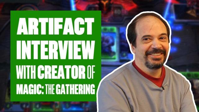 We interview Artifact's lead designer, Richard Garfield (AKA the creator of Magic: The Gathering)