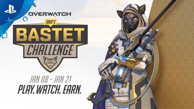 Overwatch - Ana Bastet Challenge | PS4