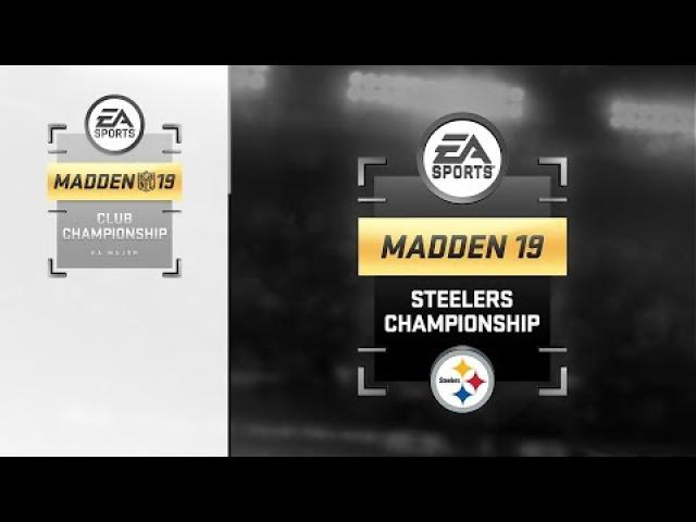 Madden 19 - Pittsburgh Steelers Club Championship