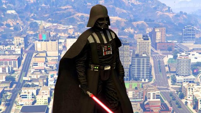 DARTH VADER INVADES PLANET EARTH! - Epic Star Wars Battle