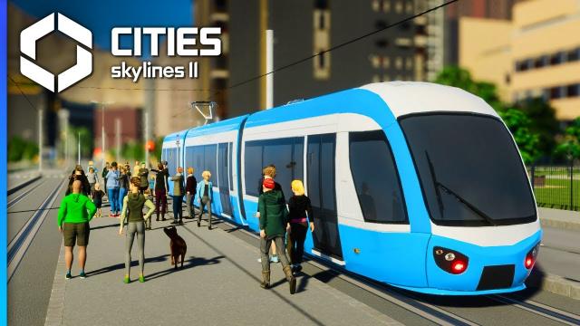 Over 20,000 People use Trams in Linden! Here's why! — Cities: Skylines 2