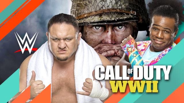 WWE Superstars Xavier Woods And Samoa Joe Go Head-To-Head in CoD: WW2 Multiplayer