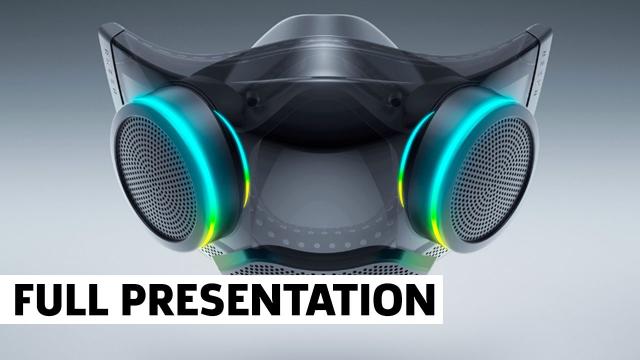 Razer's New Mask Zephyr Pro Presentation at CES 2022