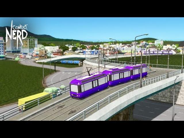 This TRAM ROUNDABOUT is SO COOL — Cities: Skylines - Airports (#2)