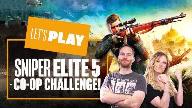 Let's Play Sniper Elite 5 - CHAOTIC CO-OP CHALLENGE! (Sponsored Content) Sniper Elite 5 PS5 Gameplay