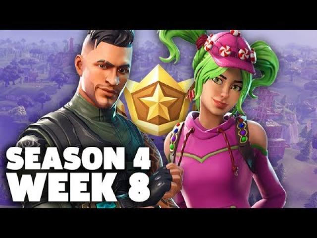 Fortnite Season 4 Week 8 Challenges Live