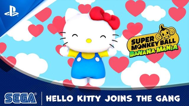 Super Monkey Ball Banana Mania - Hello Kitty Character Reveal | PS5, PS4