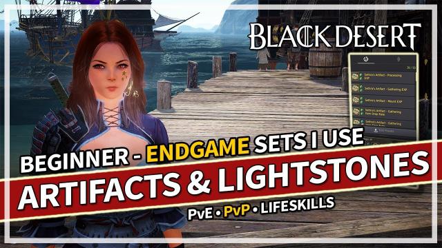 Beginner to Endgame Artifacts & Lightstones that I Use for PvE & PvP | Black Desert