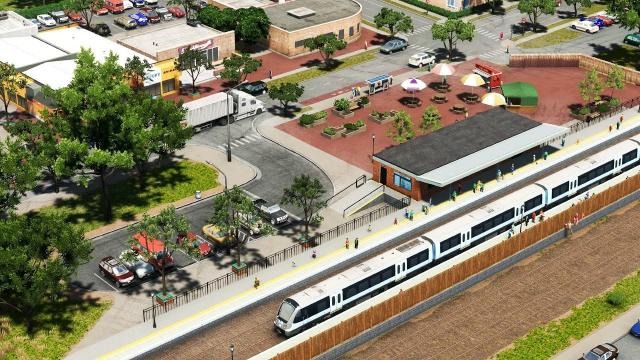 How a Train Station TRANSFORMED a Small Town in Cities Skylines!