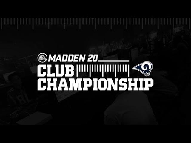 Madden 20 Los Angeles Rams Club Championship