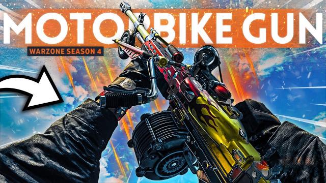 Using the NEW MOTORCYCLE GUN on Warzone Rebirth! (Stoner Mastercraft Blueprint)