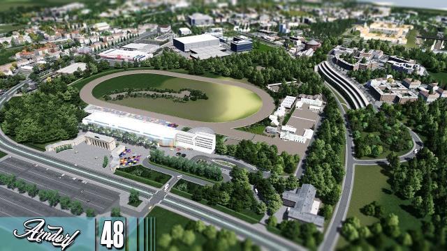 Cities Skylines: Arndorf - Daktari Horse Race Track | Hippodrome #48