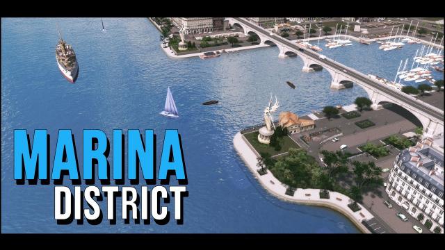 Public Housing Development/Marina | Cities Skylines Athalassya 13 [Reupload]