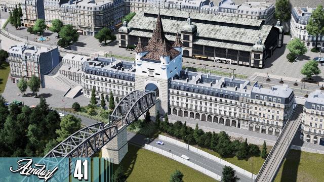 Cities Skylines: Arndorf - Simon Carlstein Train Station inside the hill #41