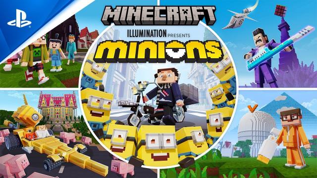 Minecraft x Minions  - Chaos! Chaos! Chaos! DLC Trailer | PS4
