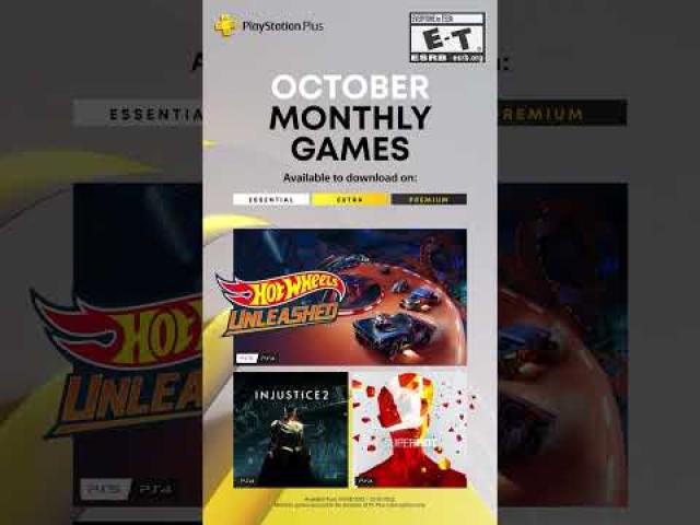 PlayStation Plus October monthly games, available to download now. #shorts #psplus