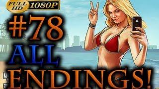 GTA 5 - Walkthrough Part 78 ENDING (All Endings) [1080p HD] - Grand Theft Auto 5 Ending