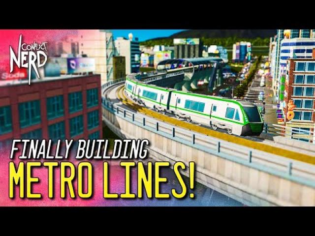 Building METRO LINES for a DOWNTOWN EXPANSION — Cities: Skylines - Airports (#19)