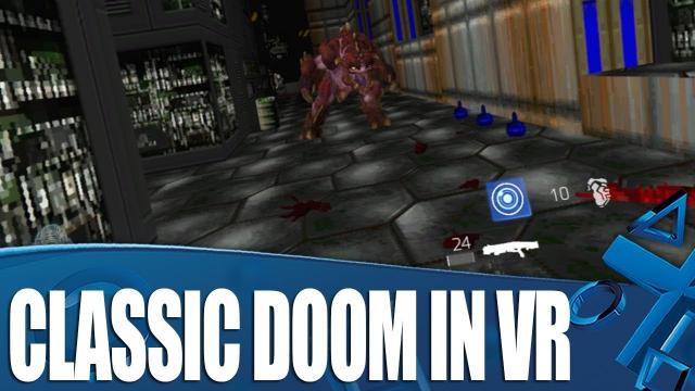 Classic Doom In PS VR! Who Remembers This?