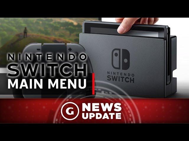Nintendo Shows Off Switch's Main Menu - GS News Update
