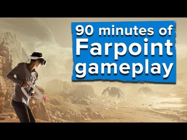 90 minutes of Farpoint PSVR gameplay - With Aim Controller
