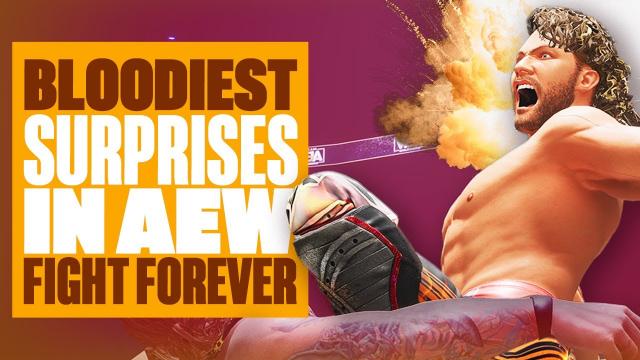 BLOODIEST Surprises In AEW Fight Forever - EXPLODING BARBED WIRE DEATHMATCH?!