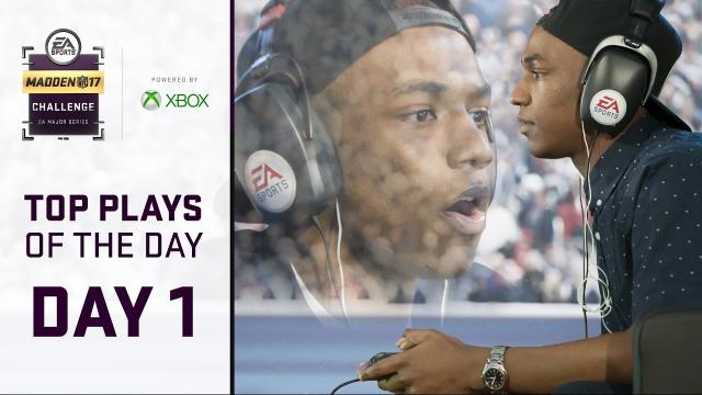 Best Plays of Day 1 | Groups A & B | Madden Challenge 2017